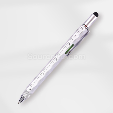 Customization Multifunctional touch head screwdriver ruler 6-in-1 ballpoint pen Corporate Gifts