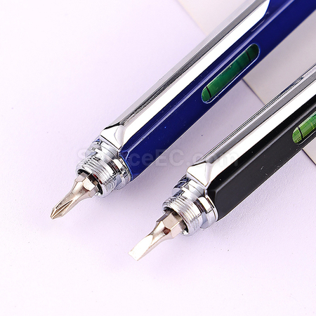 Customization Multifunctional touch head screwdriver ruler 6-in-1 ballpoint pen Corporate Gifts