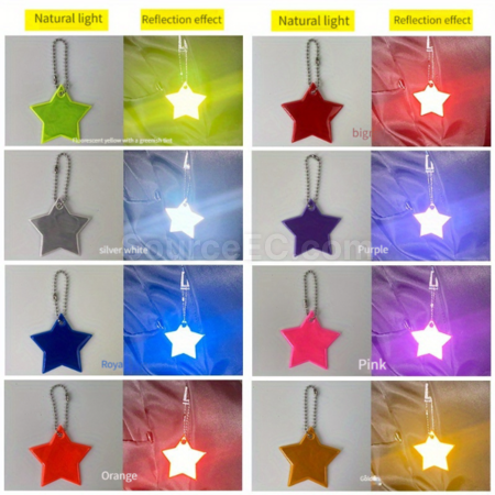 Customization Reflective PVC keychain pendant Corporate Gifts