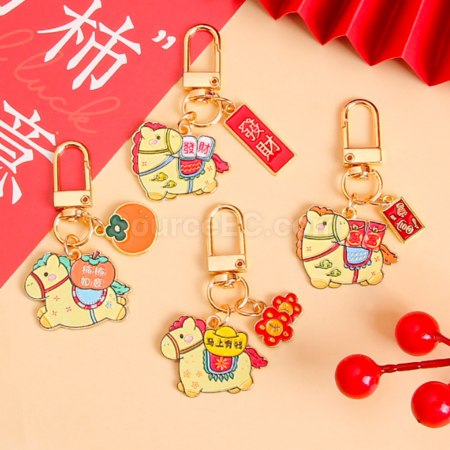 Customization Horse Year Little Horse Keychain Pendant Corporate Gifts