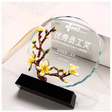Customization  Crystal Trophy Corporate Gifts