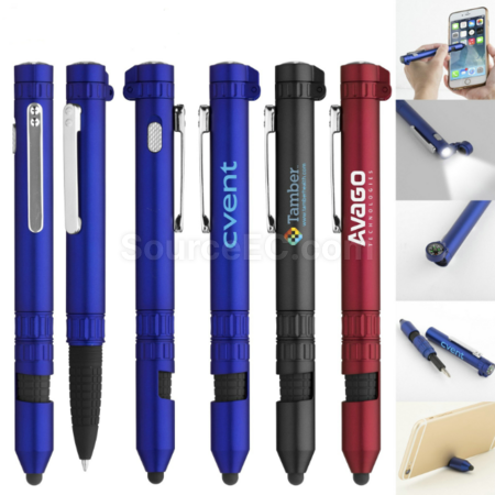 Customization Outdoor tool light pen, LED compass, touchscreen phone holder, ballpoint pen Corporate Gifts