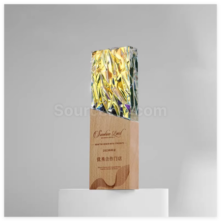 Customization Iridescent Crystal Trophy Corporate Gifts