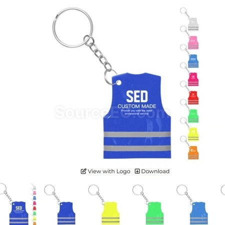 Customization Reflective PVC keychain pendant Corporate Gifts