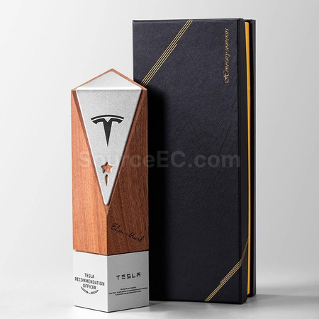 Customization Folded Edge Solid Wood Trophy Corporate Gifts
