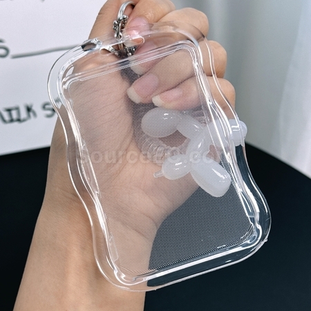 Customization Transparent sliding cover card holder Corporate Gifts