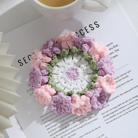 Customization Woven flower cup mat Corporate Gifts