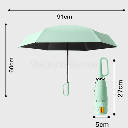Customization Hook Five-Fold Umbrella Corporate Gifts