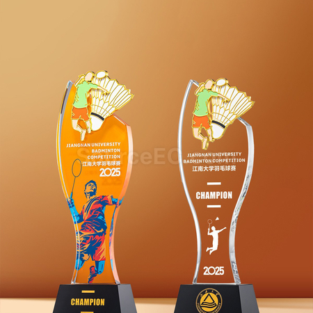 Customization Badminton Trophy Corporate Gifts