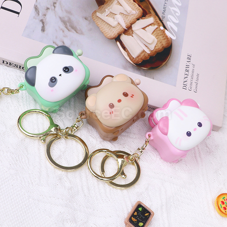 Customization Bread machine decompression toy keychain Corporate Gifts