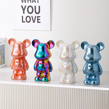Customization Ceramic Bear Piggy Bank Ornament Corporate Gifts