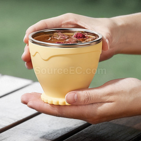Customization Portable Silicone Folding Cup Corporate Gifts