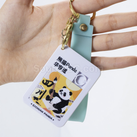 Customization Sliding Block Puzzle key ring Corporate Gifts