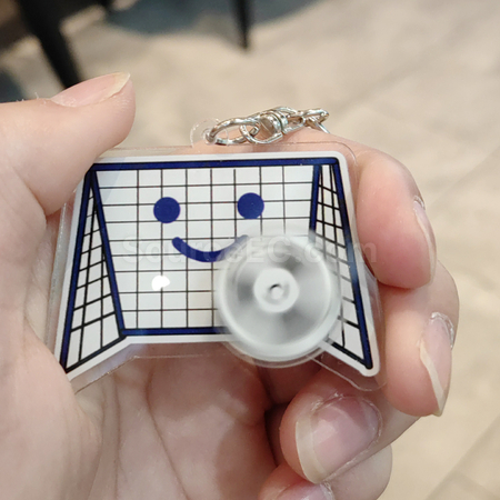 Customization Rotating Football Keychain Pendant Corporate Gifts