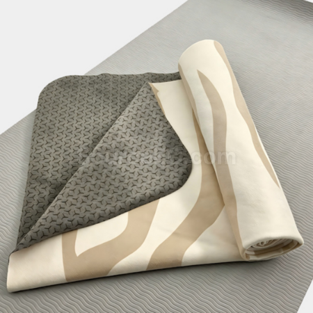 Customization Double-layer non-slip silicone bottom yoga towel mat Corporate Gifts