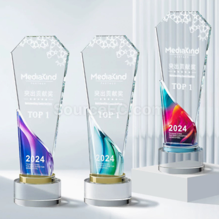 Crystal trophy