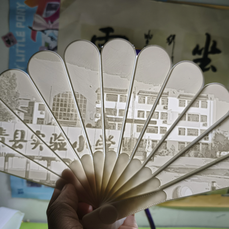 Customization Translucent Relief Fan Corporate Gifts