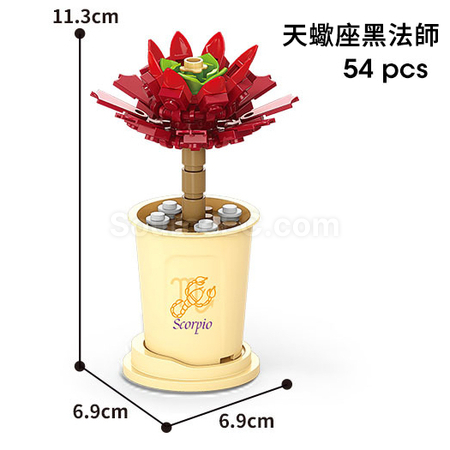 Customization Coffee Cup Plant Series Building Blocks-12 Constellations Succulent Series Corporate Gifts