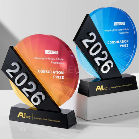 Customization 2026 Crystal Award Corporate Gifts