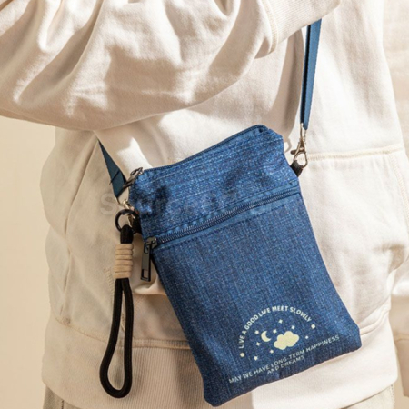 Customization Cute Denim Crossbody Bag Corporate Gifts
