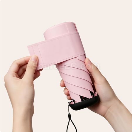 Customization Retractable Handle Mini Sun Umbrella Corporate Gifts