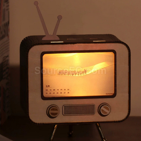 Customization Customizable hand-cranked TV calendar / photo album Corporate Gifts