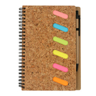 Eco Notebook With Post It Notes& Pen 