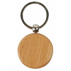 Wooden Round Keychain