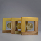 Crystal Solid Wood Trophy