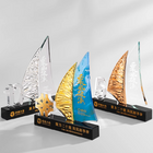 Creative Sailboat Crystal Trophy