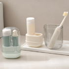 Essential portable travel toothbrush set for travel
