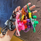 Sports Barbell Keychain