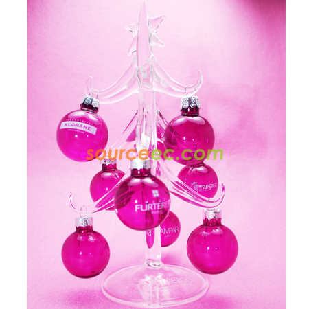 Customization Glass Christmas Tree Corporate Gifts