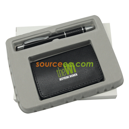 Customization Name Card Holder & Pen Corporate Gifts