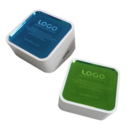 Customization Colorful Mirror USB Hub Corporate Gifts