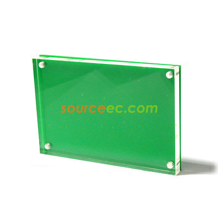 Customization Green/Red Magnetic Acrylic Photo Frame Corporate Gifts