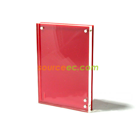 Customization Green/Red Magnetic Acrylic Photo Frame Corporate Gifts