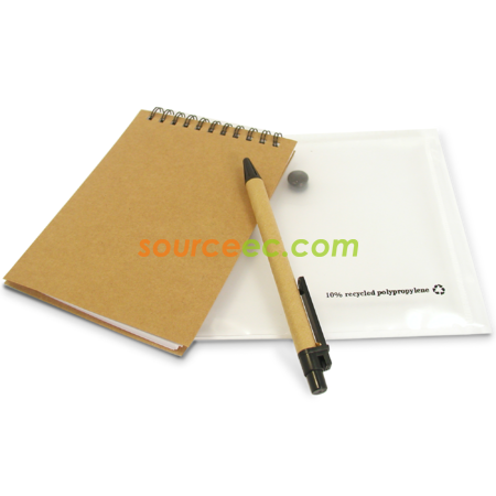 Customization Recycled Notebook With Recycled Pen Corporate Gifts