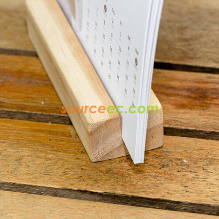 Customization Calendar with Wood Stand Corporate Gifts