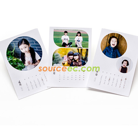 Customization Calendar with Wood Stand Corporate Gifts