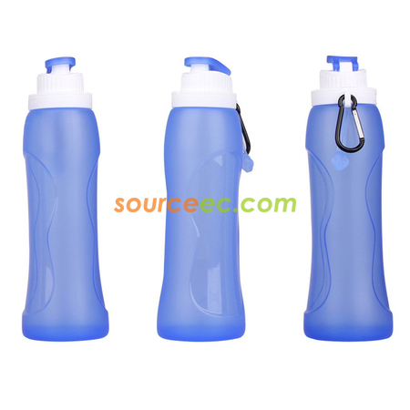 Customization 500ML Silicone Sports Water Bottle Corporate Gifts