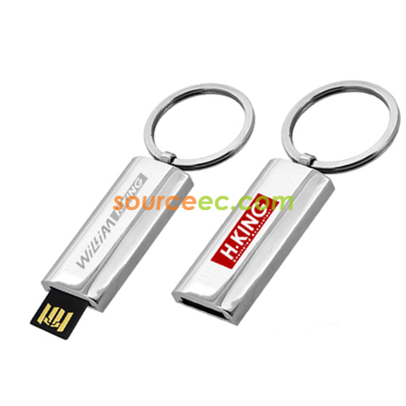 Metal USB Flash Drive with Key Holder