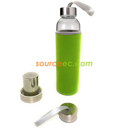 Customization Transparent Glass Tea Bottle Corporate Gifts