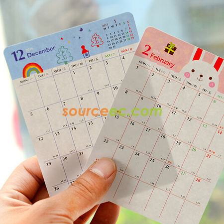 Customization Calendar Sticker Corporate Gifts