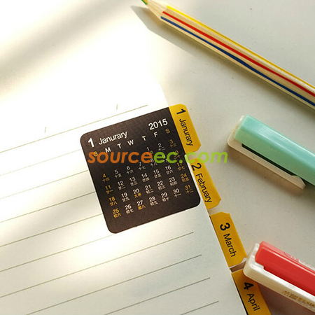 Customization Calendar Stickers Corporate Gifts