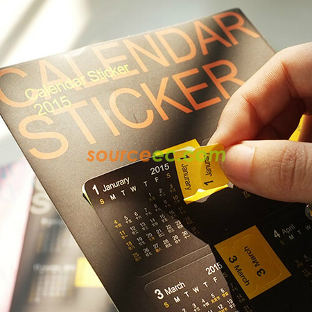 Customization Calendar Stickers Corporate Gifts