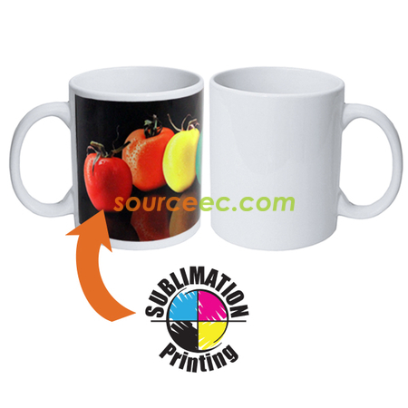 400ML White Ceramic Mug