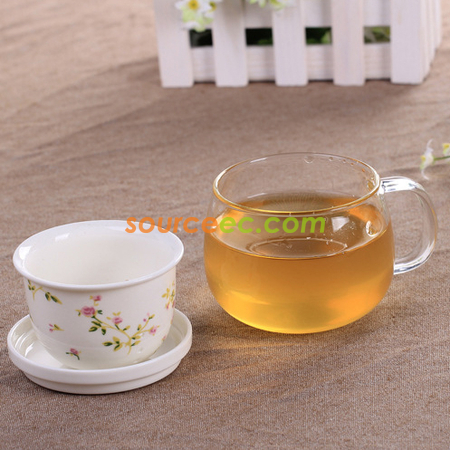 Customization 300ML Glass Tea Cup Corporate Gifts