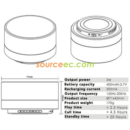 Customization Mini Wireless Speaker Corporate Gifts