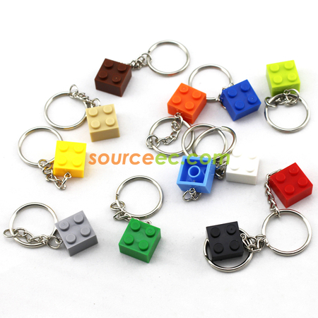Mini Building Blocks Key Chain